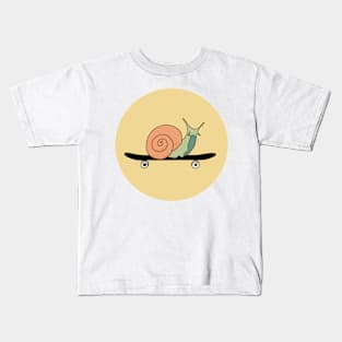 Skater Snail Kids T-Shirt